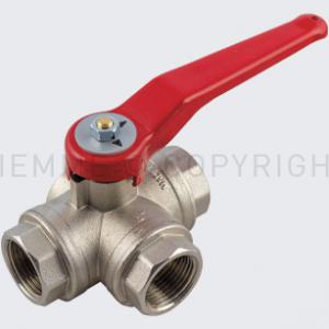 Tiemme 3utas golyóscsap 3/4" BBB, hosszú karos, L-típus (2950031)