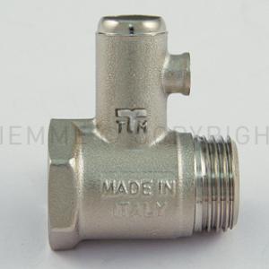 Tiemme bojler biztonsági szelep 1/2" 8,5bar, kar nélkül (1930002)