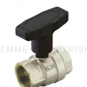 Tiemme golyóscsap hőszigetelhető 1" BB műanyag T karos (2310346)