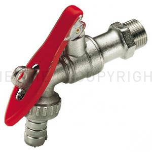 Tiemme kifolyószelep 1/2" tömlöv. golyós ZÁRHATÓ (2500009)