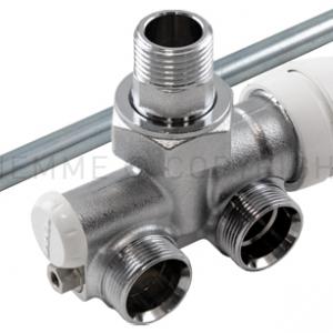 Tiemme radiátorszelep egypontos sarok (3380028)