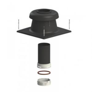 Tricox kürtőfedél szett flexibilis rendszerhez 80mm, fekete (FKF20)
