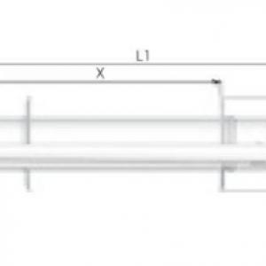 Tricox PPs/Alu 80/125mm parapet kivezetés (PAPA60)