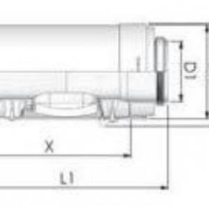 Tricox PPs/Alu ellenőrző egyenes idom 110/160mm, PAEE05