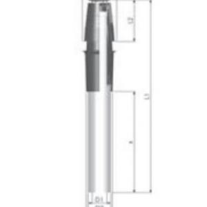 Tricox PPs/Alu tető átvezetés 60/100mm fekete EconeXt, PATA50