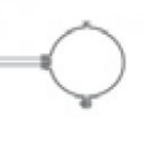 Tricox Tartó bilincs 100mm, TB30