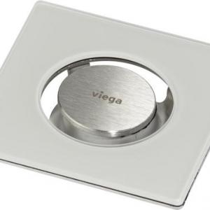 Viega Advantix zuhanylefolyó rács, üveg átlátszó/szürke (617127)