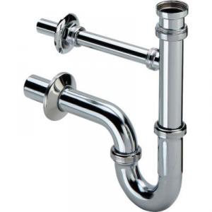 Viega mosdó csőszifon krómozott, szivárgásmentes vízcsatlakozással (109950)