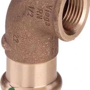 Viega Sanpress  átmenő könyök 12-1/2'' B 90° (290931)