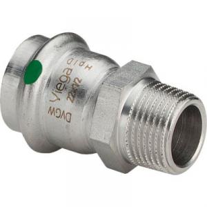 Viega Sanpress Inox átmeneti idom 22-1" KM rozsdamentes acél (436506)