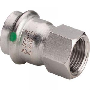 Viega Sanpress Inox átmeneti idom 28-1" BM rozsdamentes acél (436650)