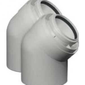 Viessmann 110/150 45° ív 2db/doboz (7247540)