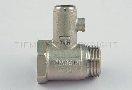 Tiemme bojler biztonsági szelep 1/2" 8,5bar, kar nélkül (1930002)