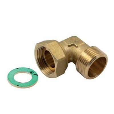 Tiemme hollandis könyök 3/4" KM lapos tömítéssel (1500896)