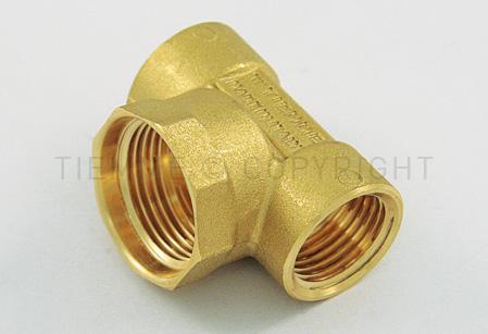 Tiemme osztóvég kétutas 1"-1/2"-1/2" B menetes (1950010)