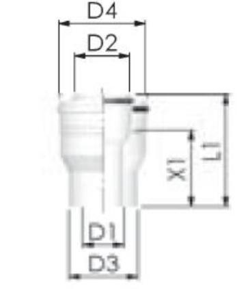 Tricox PPs/Alu bővítő 60/100mm-80/125mm, PBÖ5060