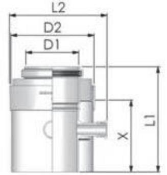 Tricox PPs/Alu mérőpont 110/160mm, PAMP05