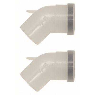 Vaillant könyökidom 45° PP 80, párban - 2 db (303259)