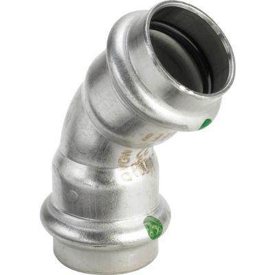 Viega Sanpress Inox ív 35/45° BB rozsdamentes acél (435813)