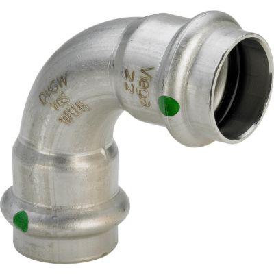 Viega Sanpress Inox könyök 54/90° BB rozsdamentes acél (435691)