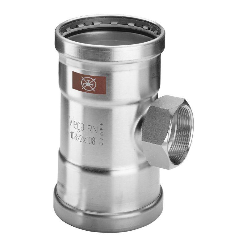 Viega Temponox rozsdamentes T-idom 76,1-3/4" B-76,1 (810962)