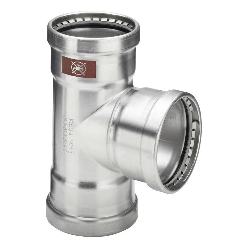 Viega Temponox rozsdamentes T-idom 76,1-42-76,1 (810696)