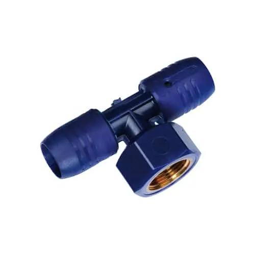 Wavin SF gyorscsatlakozós T-idom 20x3/4"Bx20 (FRTB203420)